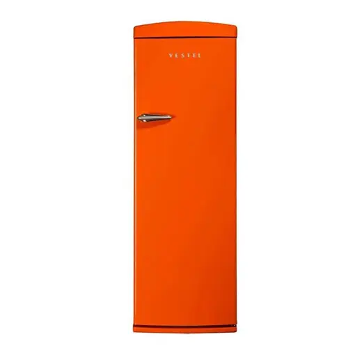 Vestel Retro Turuncu Tek Kapılı Buzdolabı